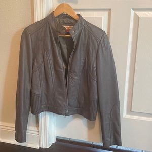 Lee Cooper biker leather jacket